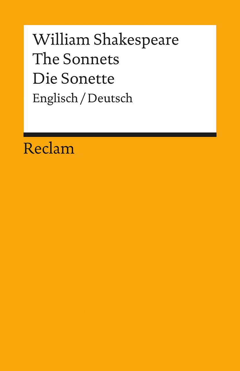 Vorderes Coverbild Die Sonette / The Sonnets