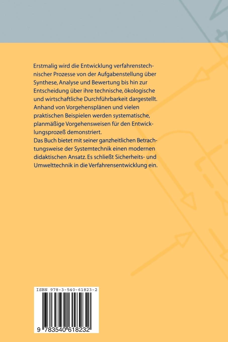 Rückseitencover Entwicklung verfahrenstechnischer Prozesse