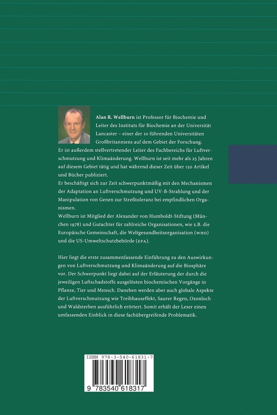 Rückseitencover Luftverschmutzung und Klimaänderung