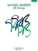 Vorderes Coverbild Samuel Barber: 65 Songs: High Voice