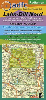 Vorderes Coverbild Lahn-Dill Nord Radfahren 1 : 30 000