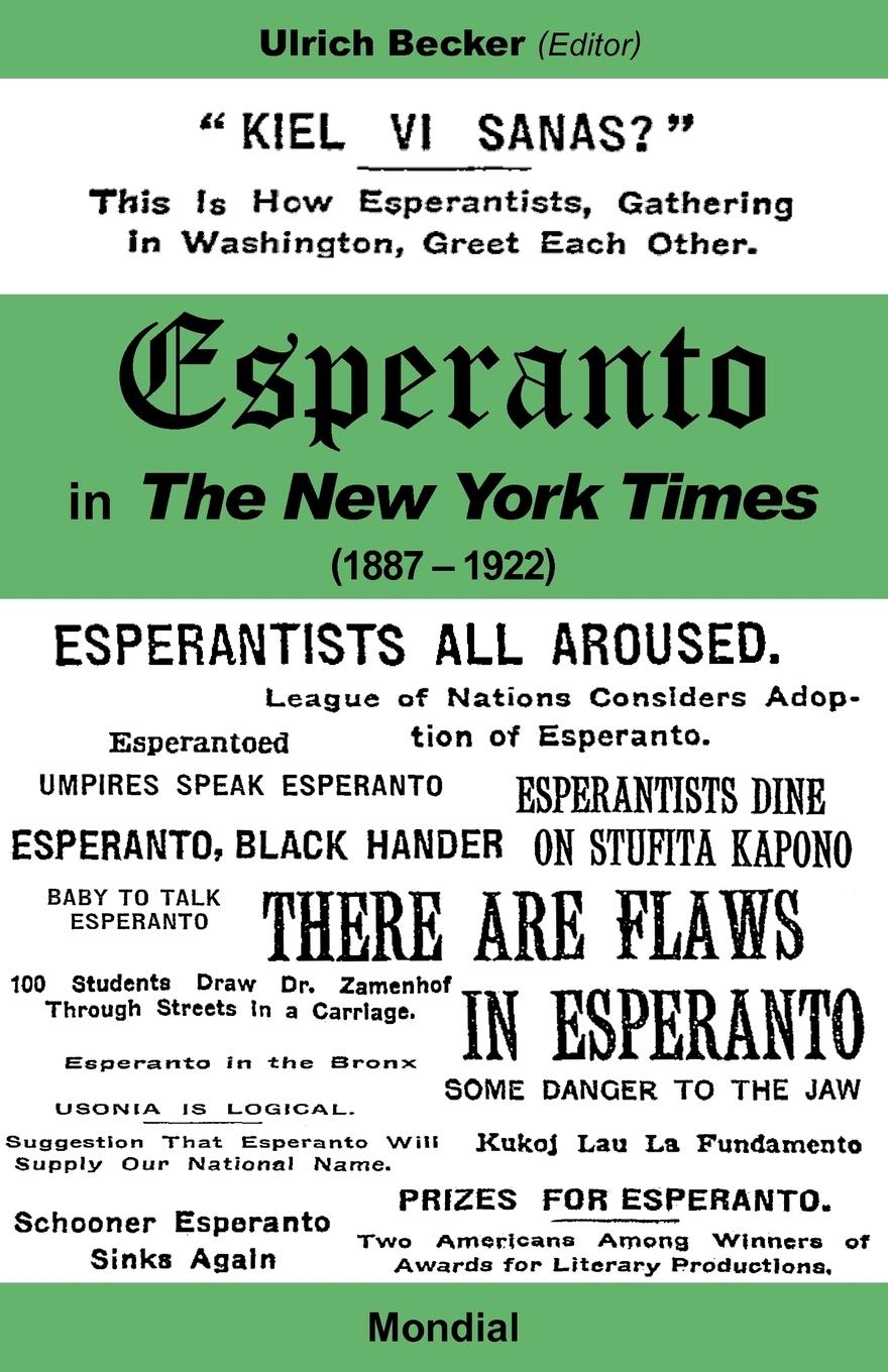 Vorderes Coverbild Esperanto in the New York Times (1887 - 1922)