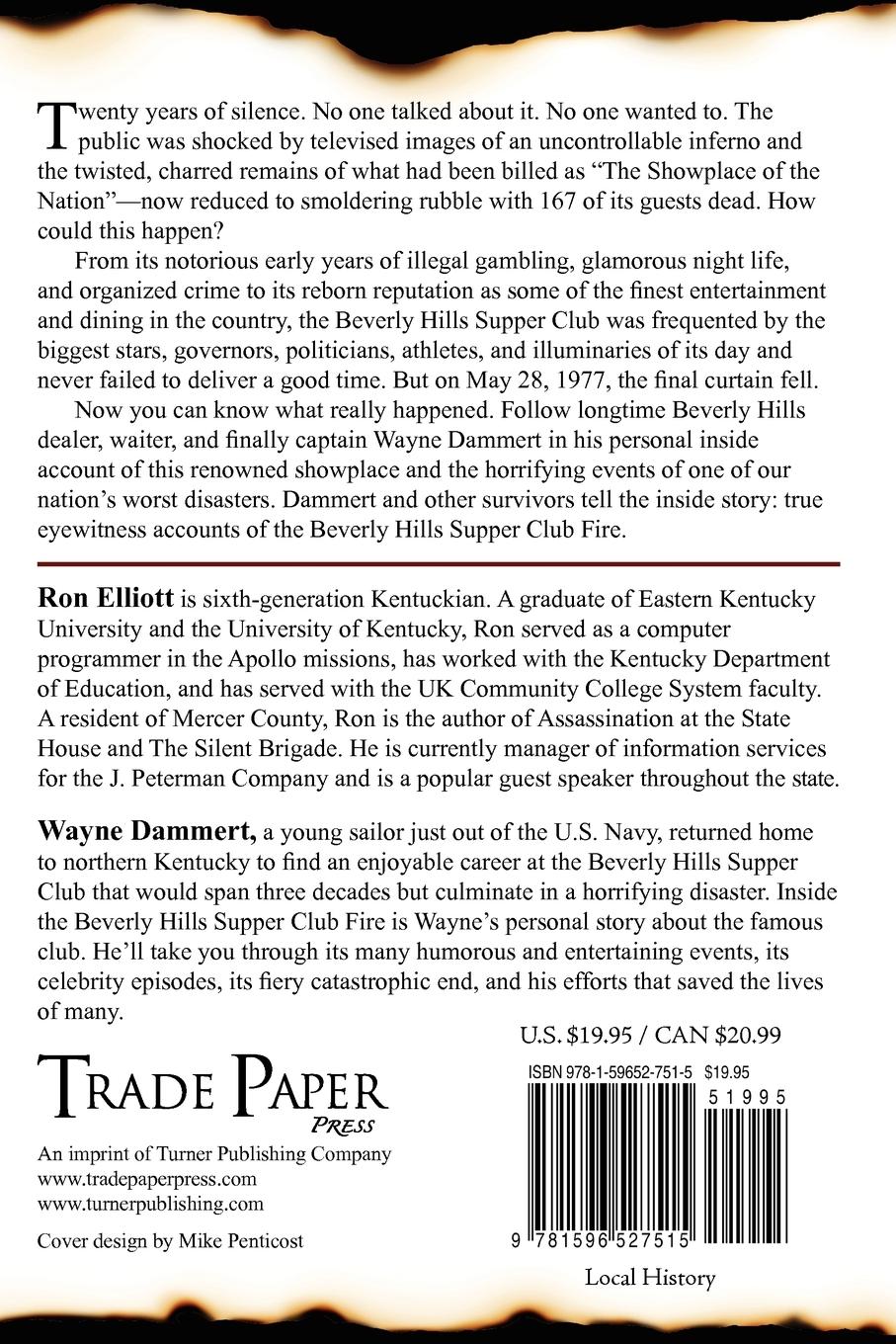 Rückseitencover Inside the Beverly Hills Supper Club Fire