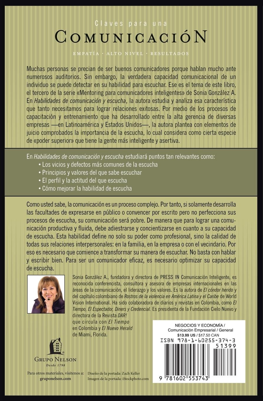 Rückseitencover Habilidades de Comunicación Y Escucha