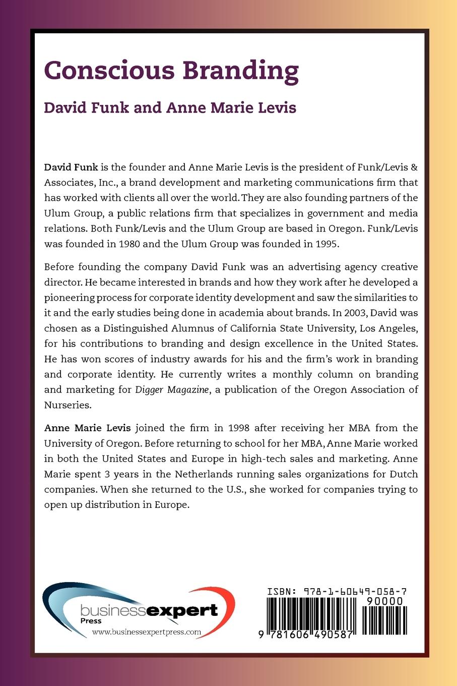 Rückseitencover Conscious Branding