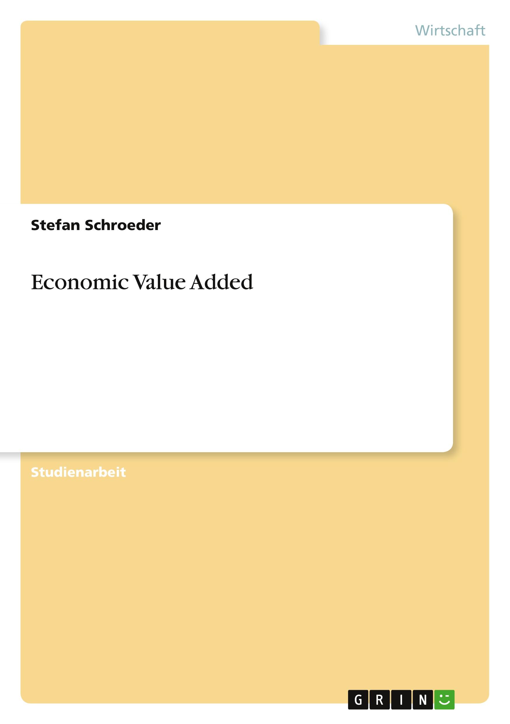 Vorderes Coverbild Economic Value Added