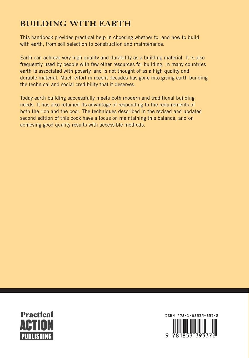 Rückseitencover Building with Earth