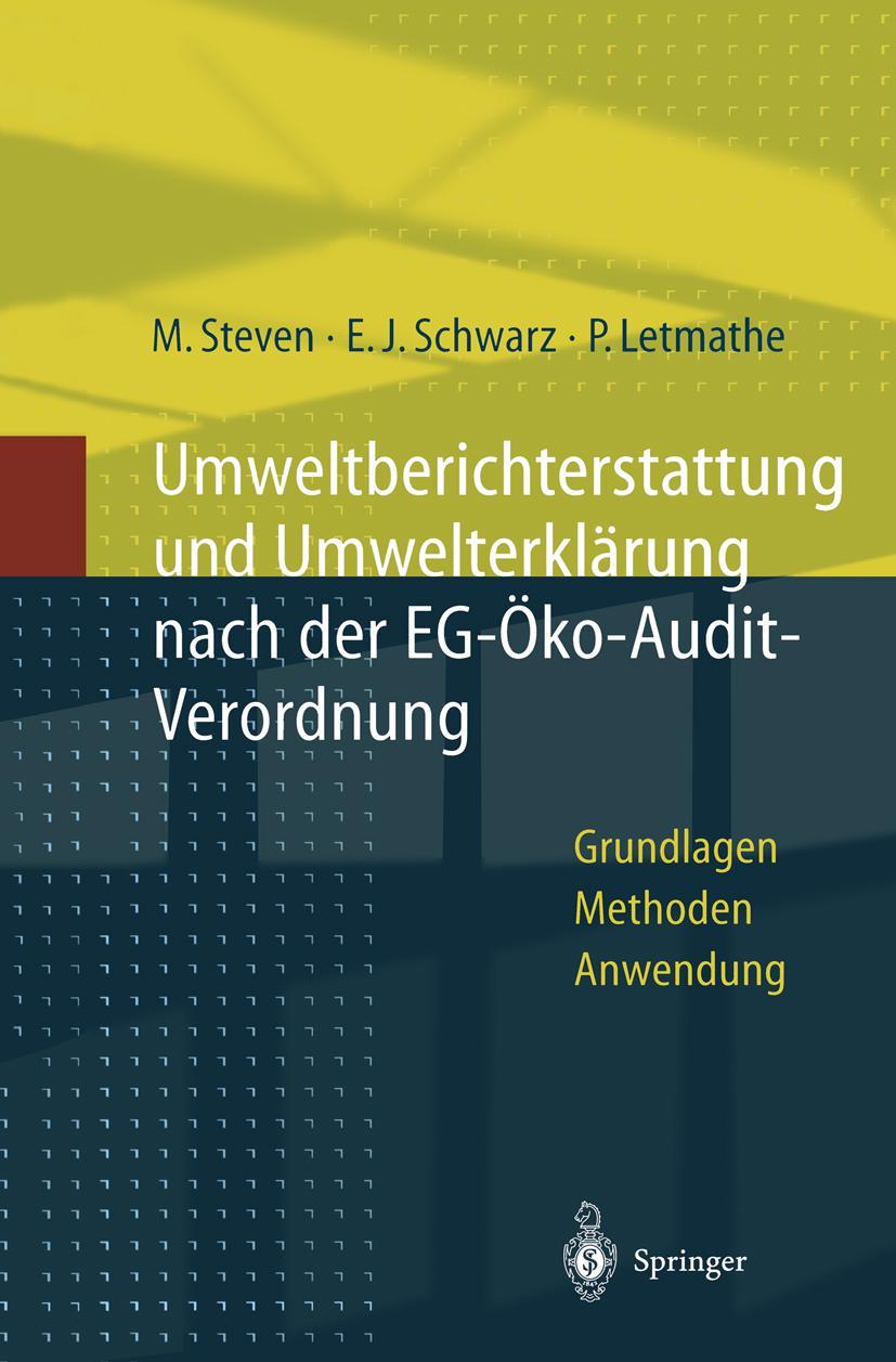 Vorderes Coverbild Umweltberichterstattung und Umwelterklärung nach der EG-Ökoaudit-Verordnung
