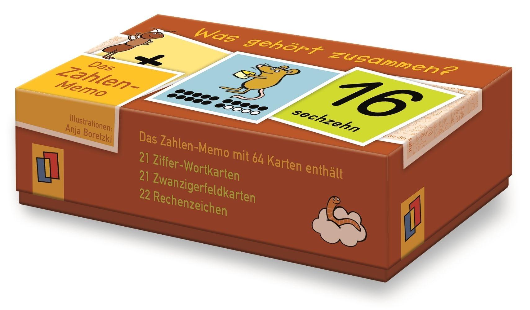 Beispielinhalt (Bild) Was gehört zusammen? Das Zahlen-Memo
