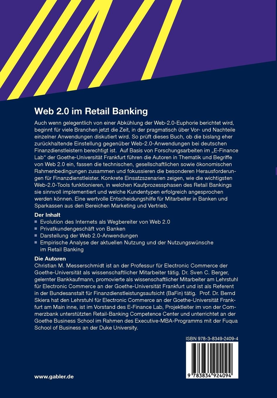 Rückseitencover Web 2.0 im Retail Banking