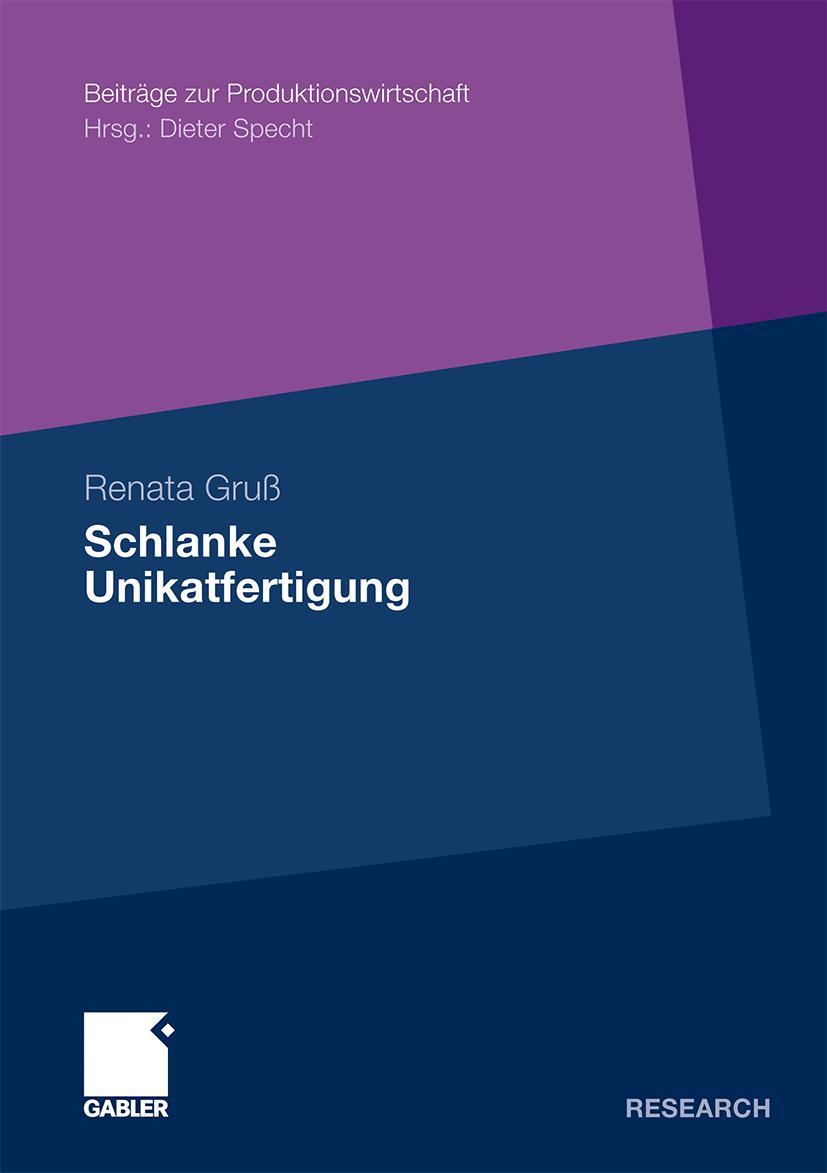 Vorderes Coverbild Schlanke Unikatfertigung