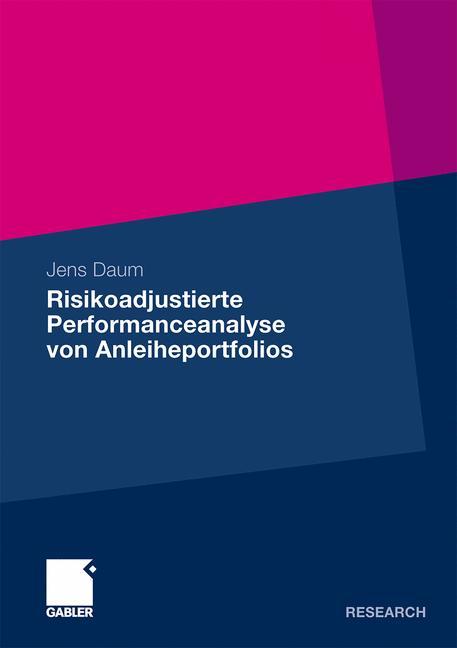 Vorderes Coverbild Risikoadjustierte Performanceanalyse von Anleiheportfolios