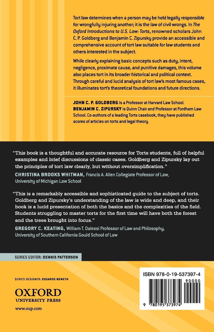 Rückseitencover Torts