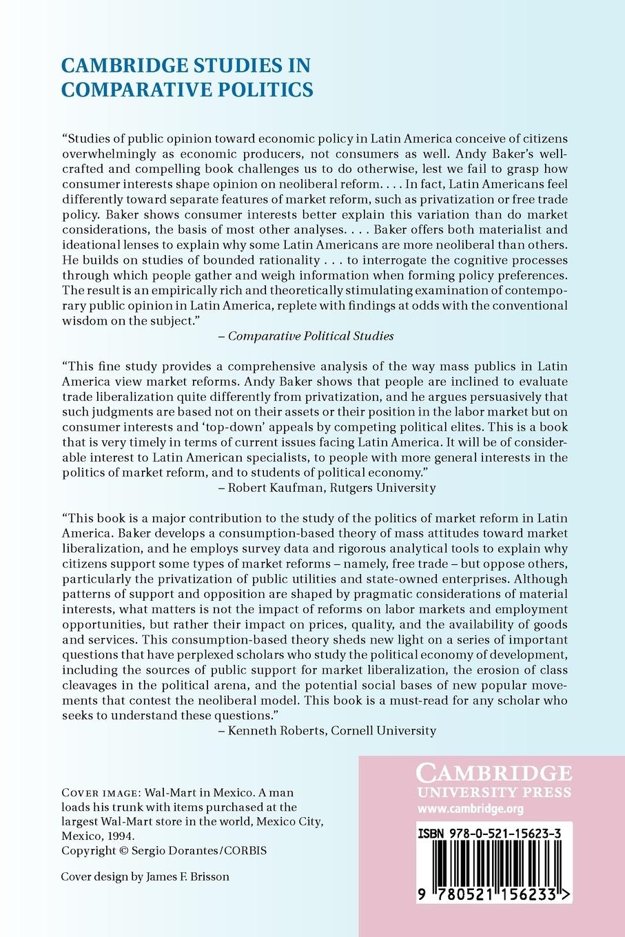 Rückseitencover The Market and the Masses in Latin America