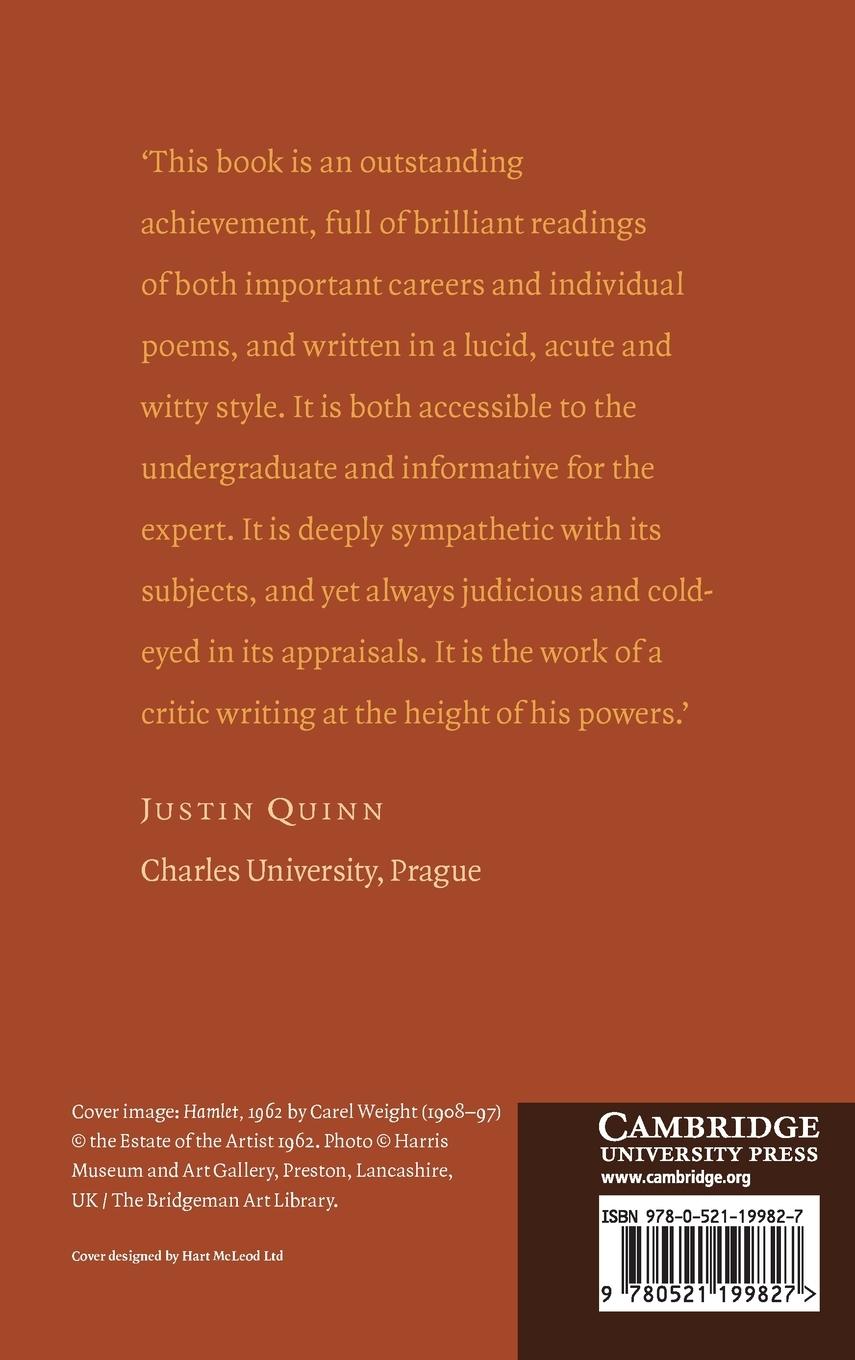 Rückseitencover Shakespeare and the Modern Poet