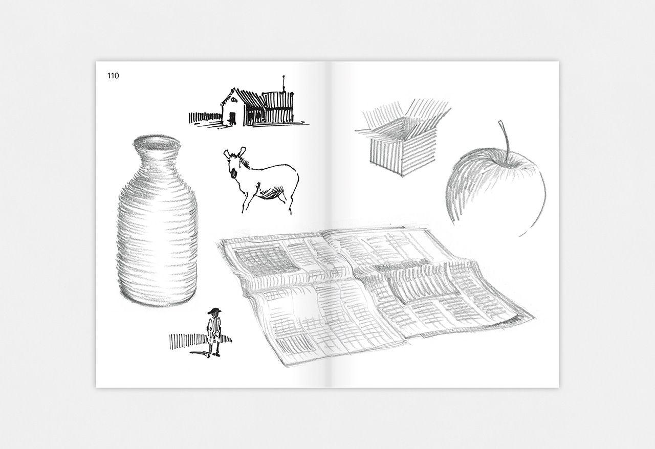 Beispielinhalt (Bild) Notizen zur Zeichentechnik