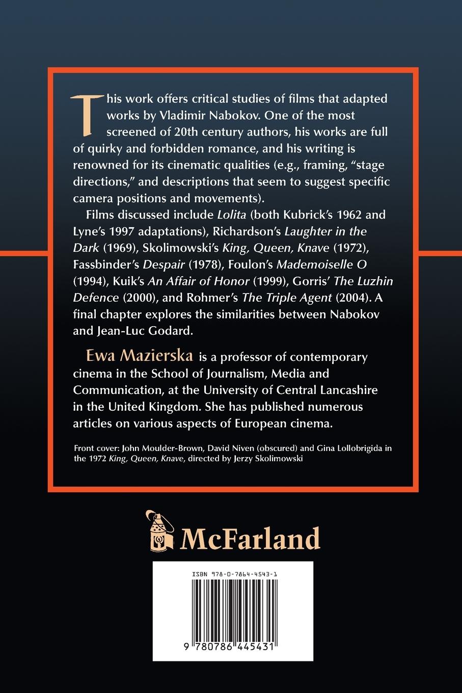 Rückseitencover Nabokov's Cinematic Afterlife