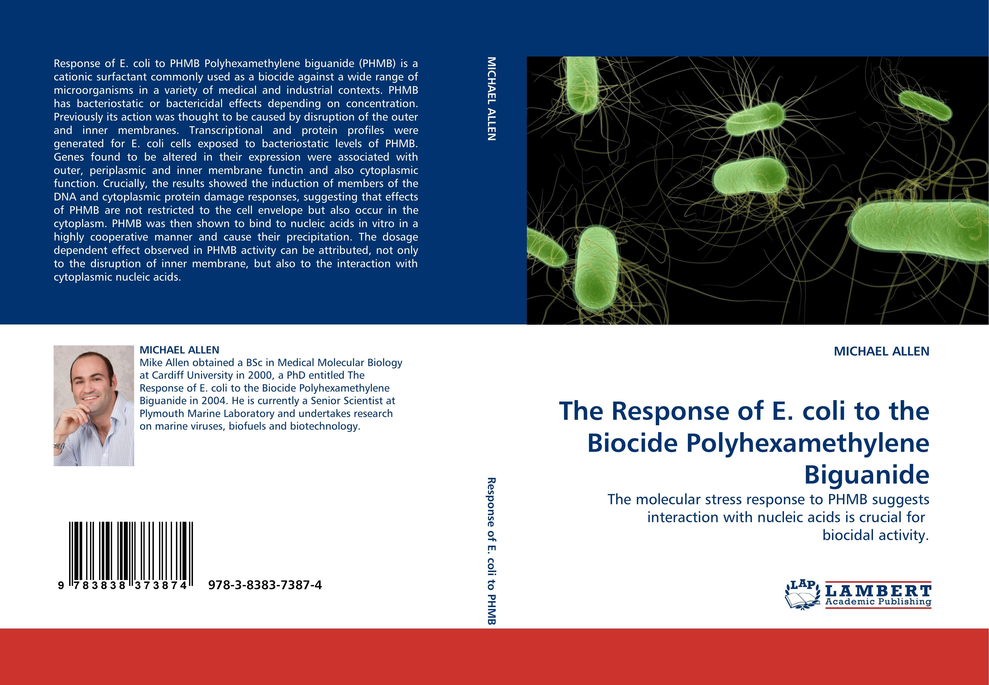 Vorderes Coverbild The Response of E. coli to the Biocide Polyhexamethylene Biguanide