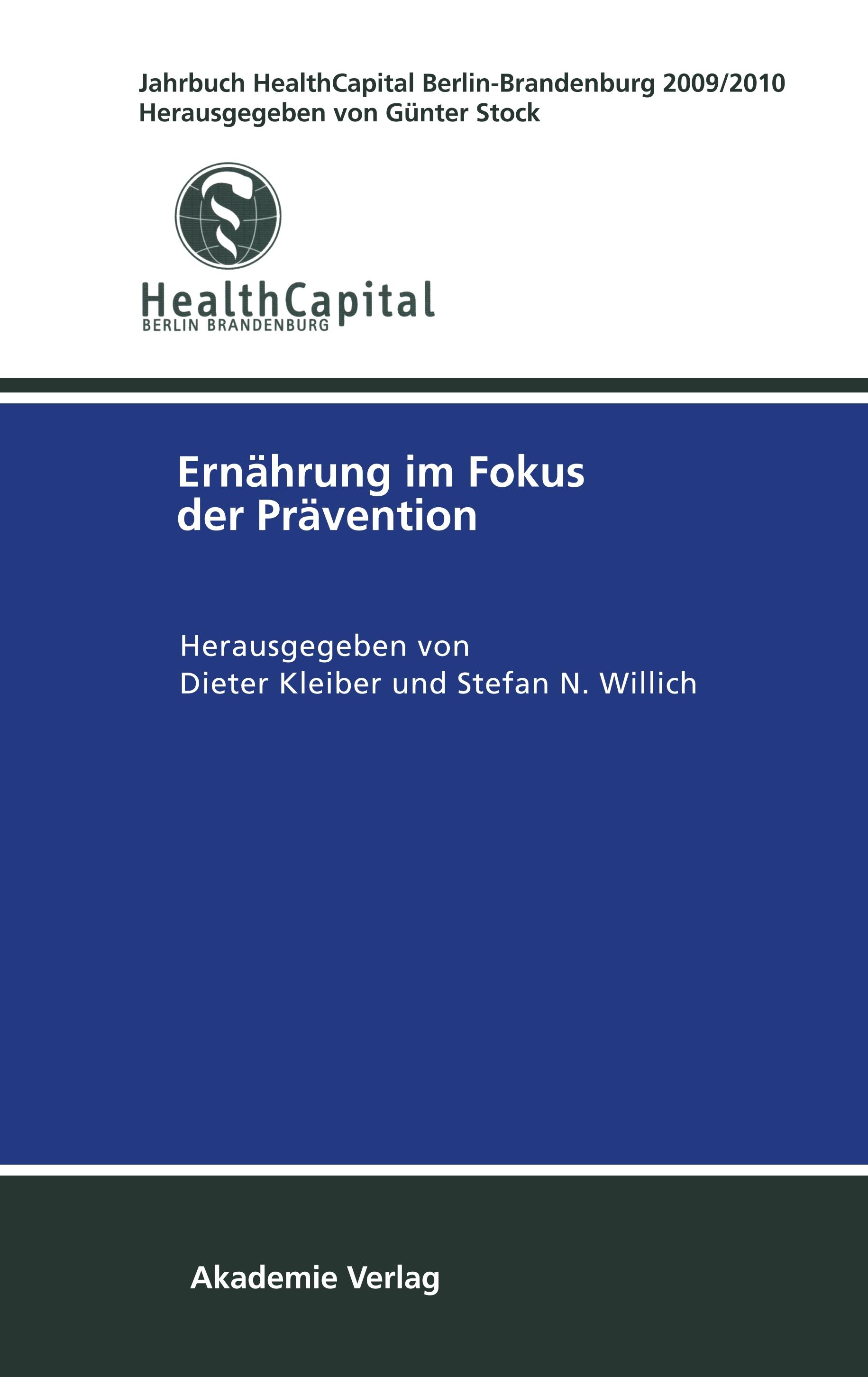 Vorderes Coverbild Jahrbuch HealthCapital Berlin-Brandenburg 2009/2010