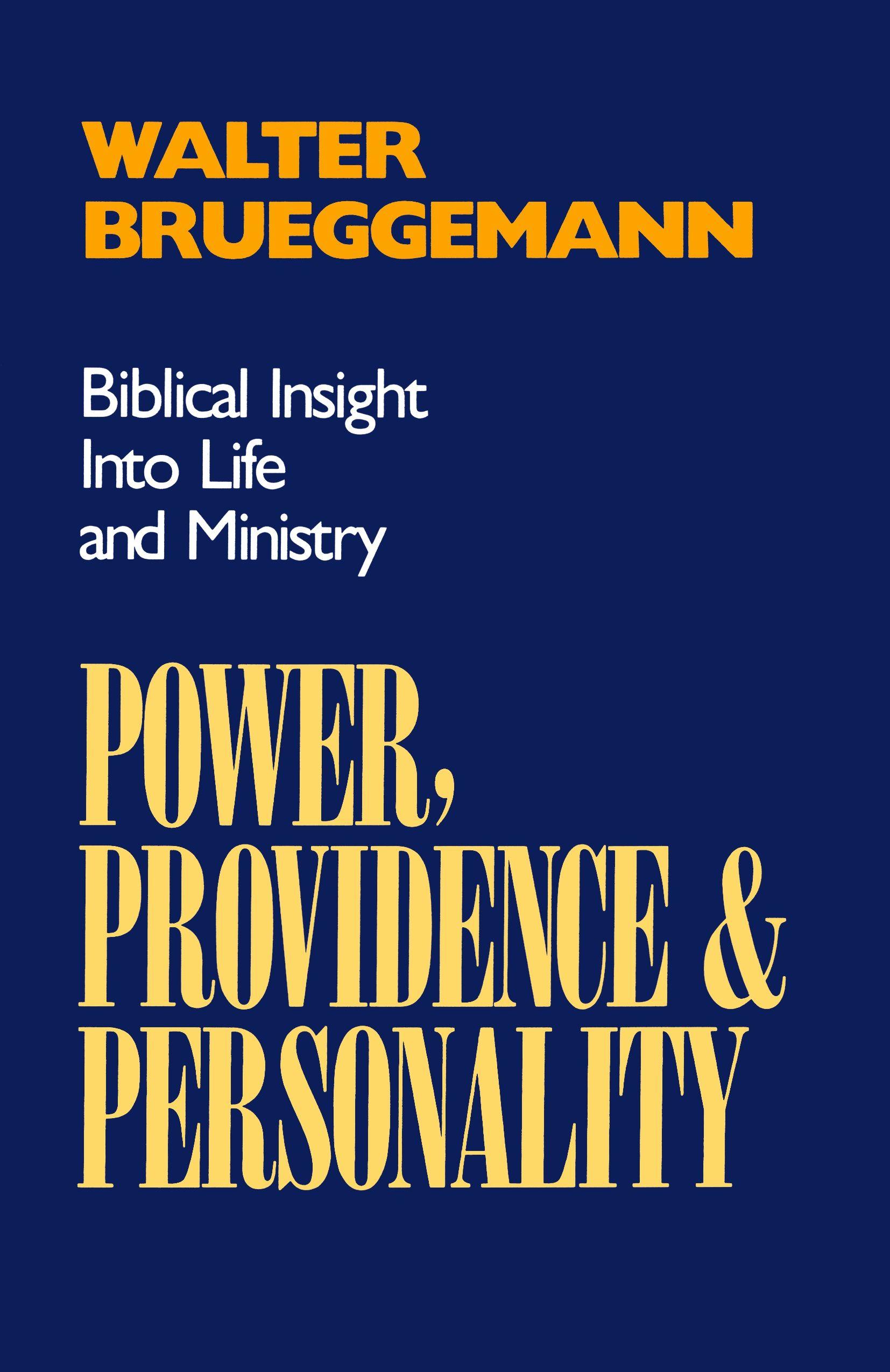 Vorderes Coverbild Power, Providence, and Personality