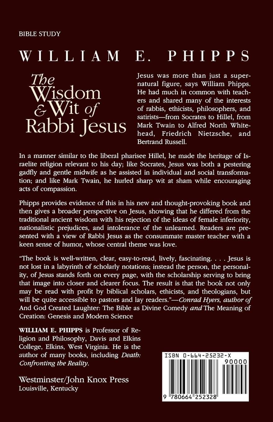 Rückseitencover Wisdom and Wit of Rabbi Jesus