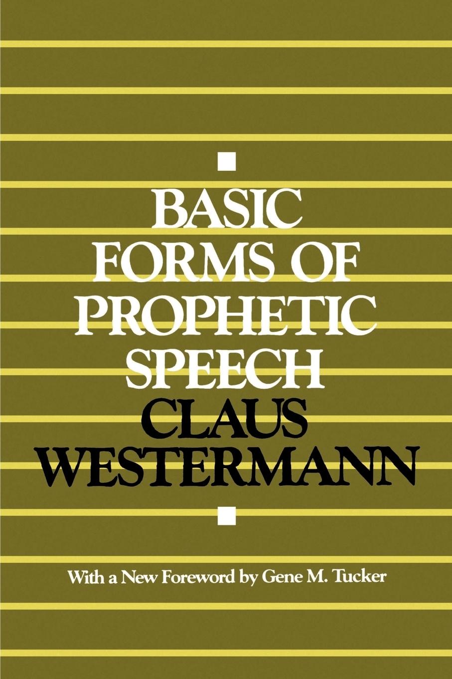Vorderes Coverbild Basic Forms of Prophetic Speech
