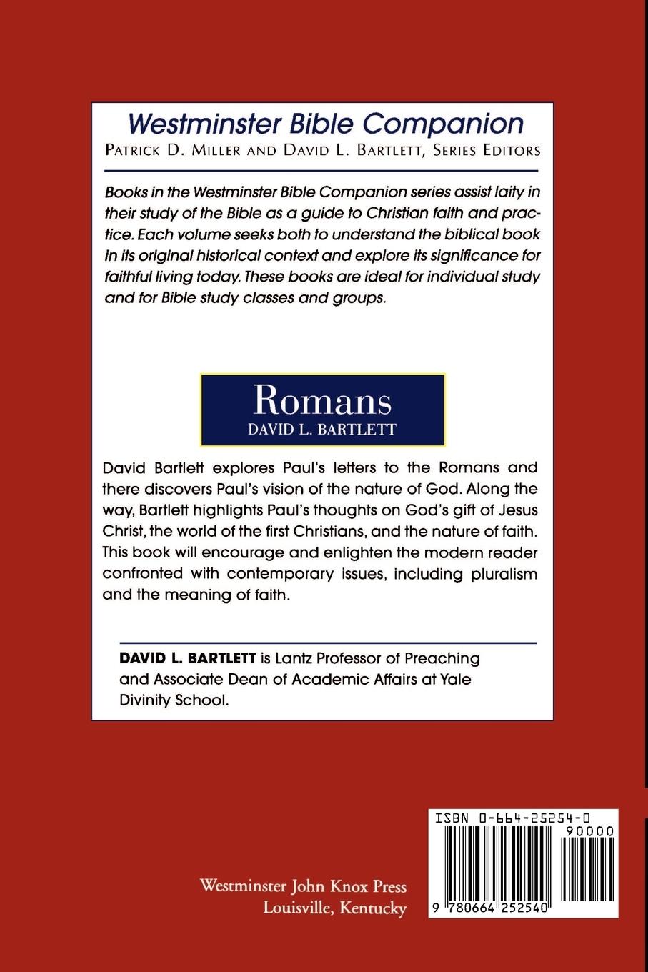 Rückseitencover Romans