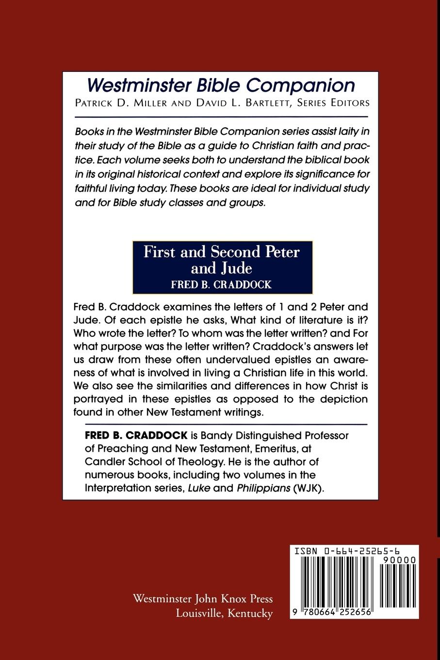 Rückseitencover First and Second Peter and Jude