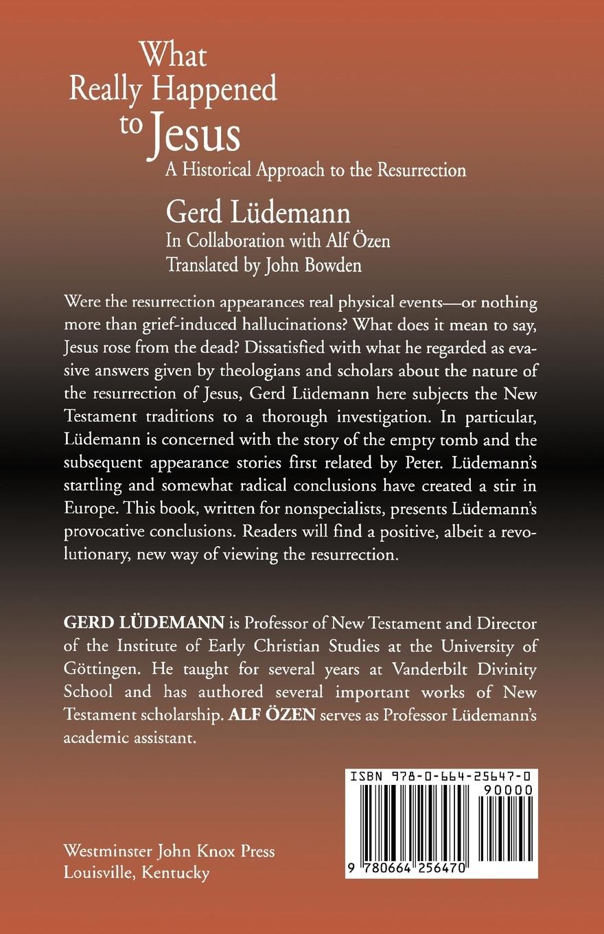 Rückseitencover What Really Happened to Jesus