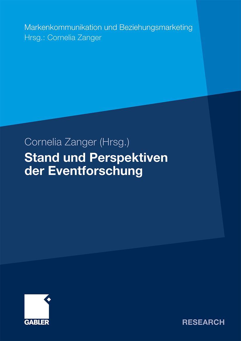 Vorderes Coverbild Stand und Perspektiven der Eventforschung