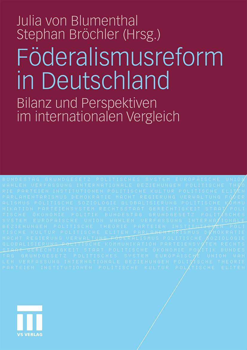 Vorderes Coverbild Föderalismusreform in Deutschland