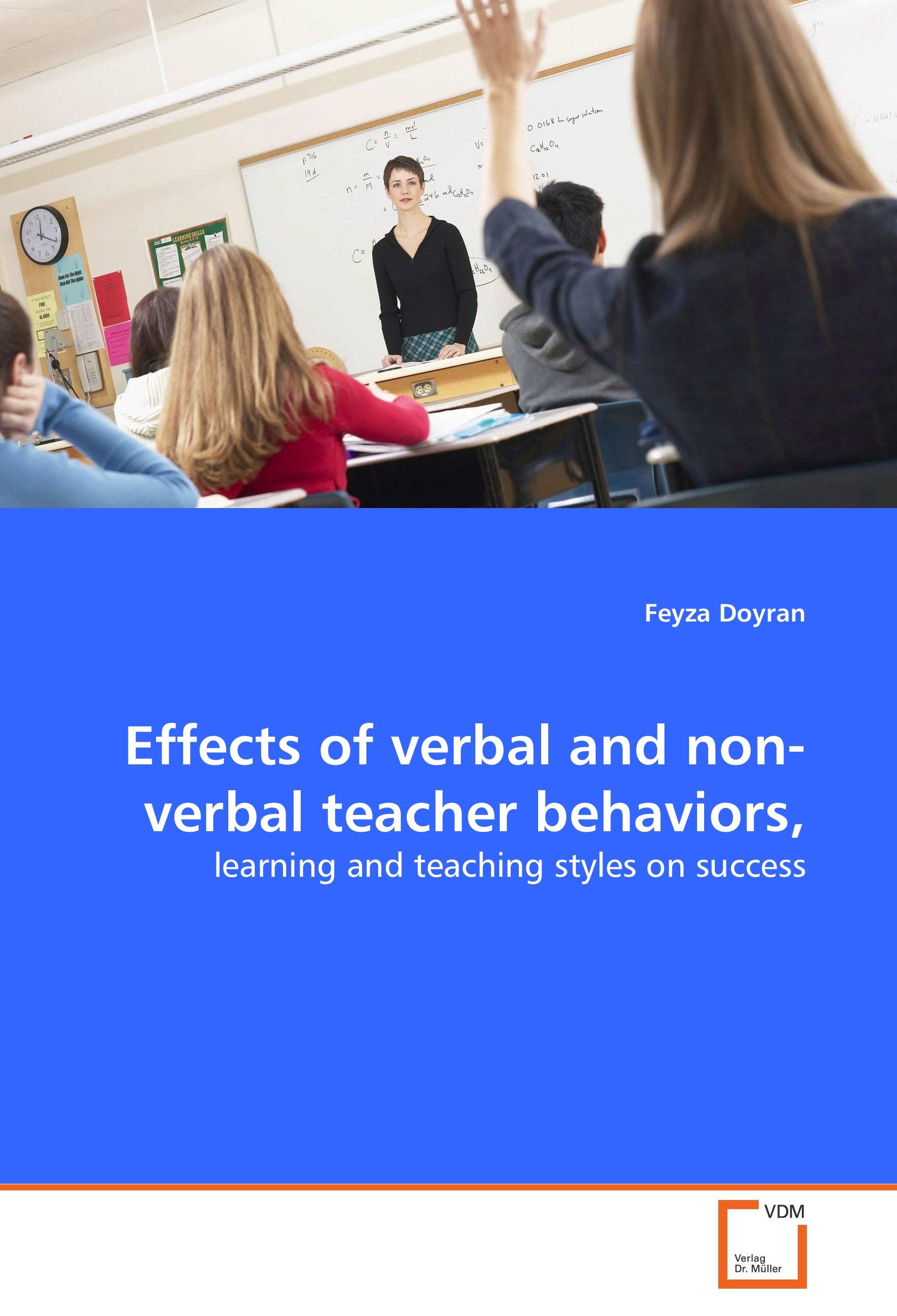 Vorderes Coverbild Effects of verbal and non-verbal teacher behaviors,