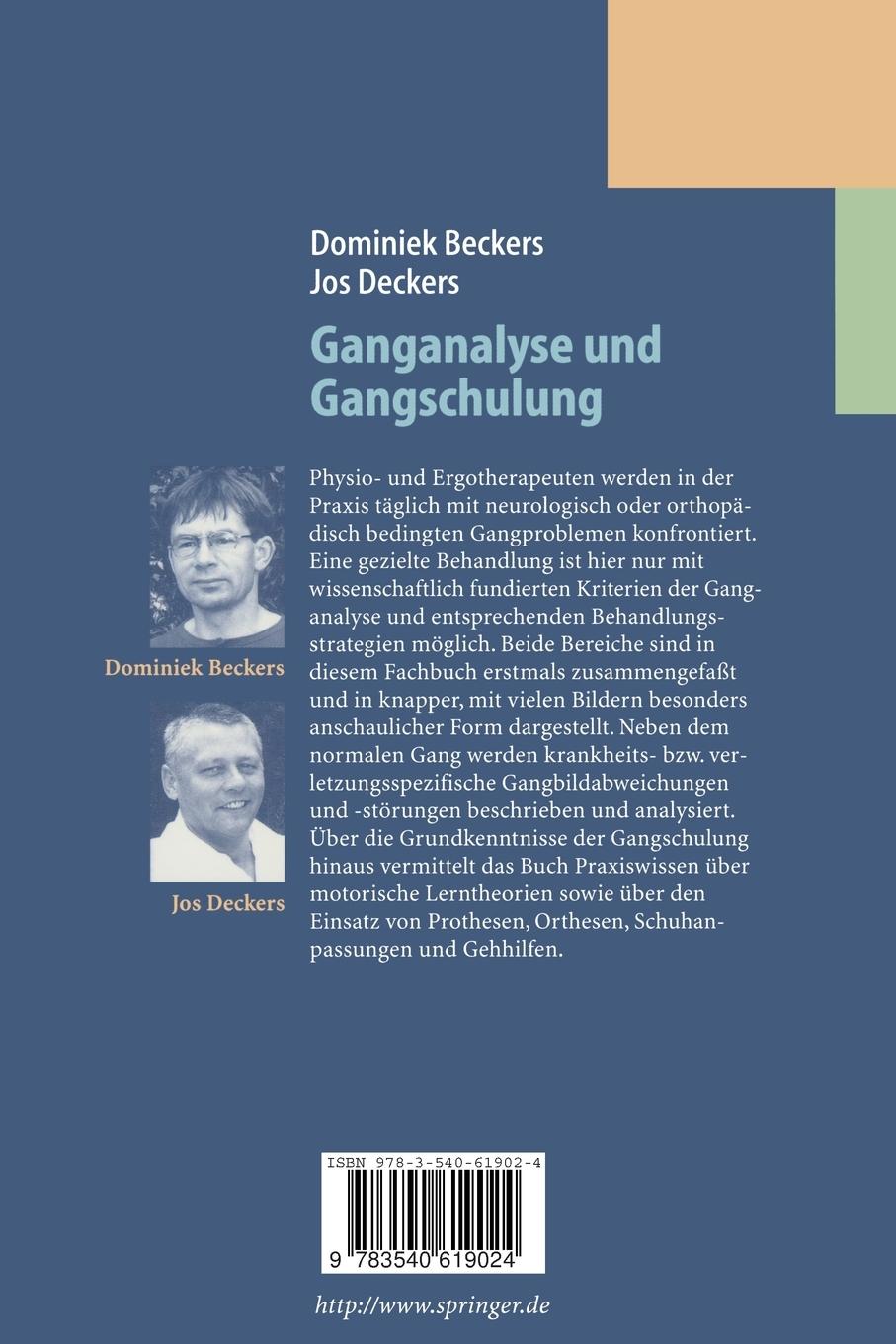 Rückseitencover Ganganalyse und Gangschulung