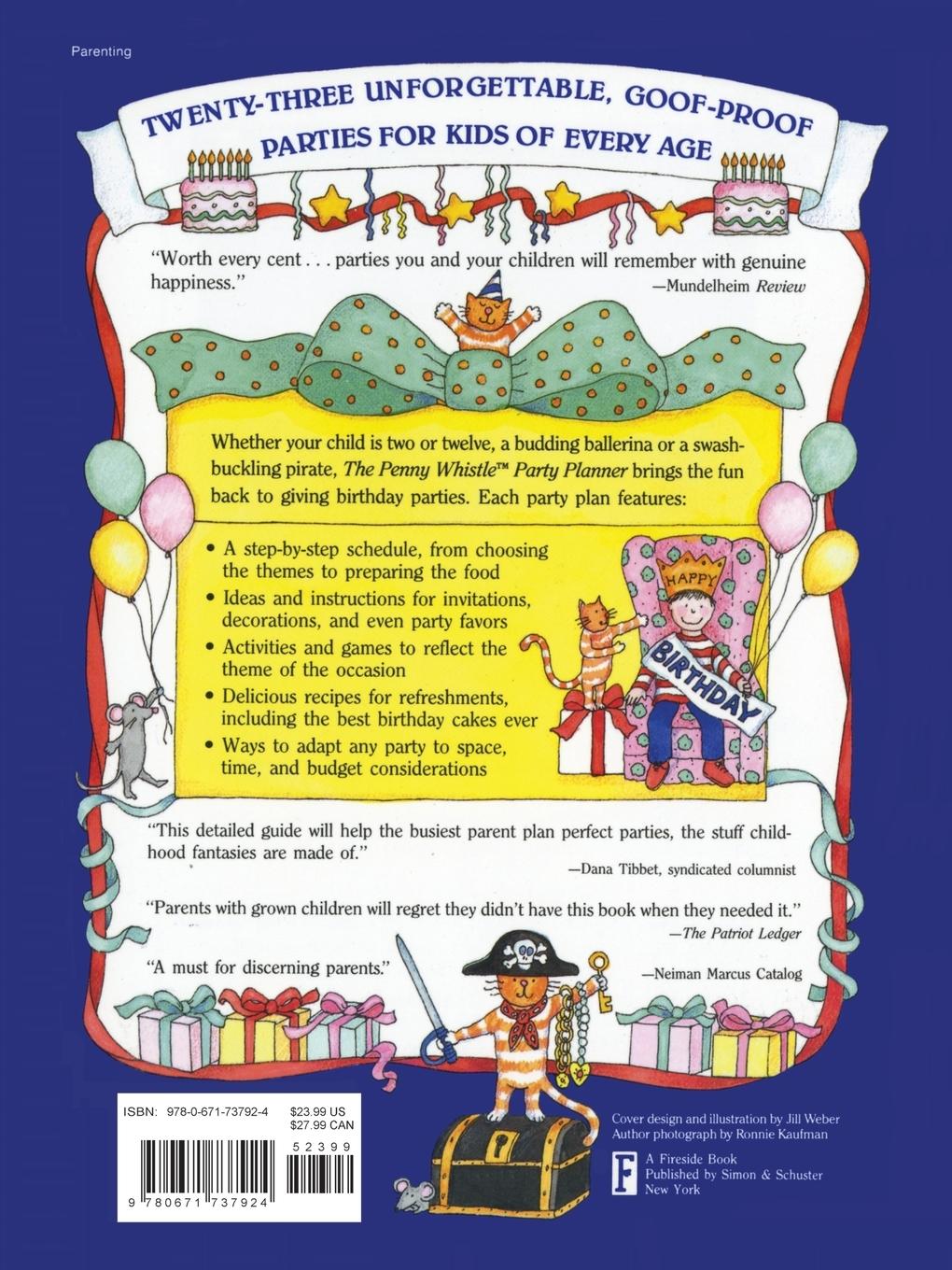 Rückseitencover Penny Whistle Party Planner