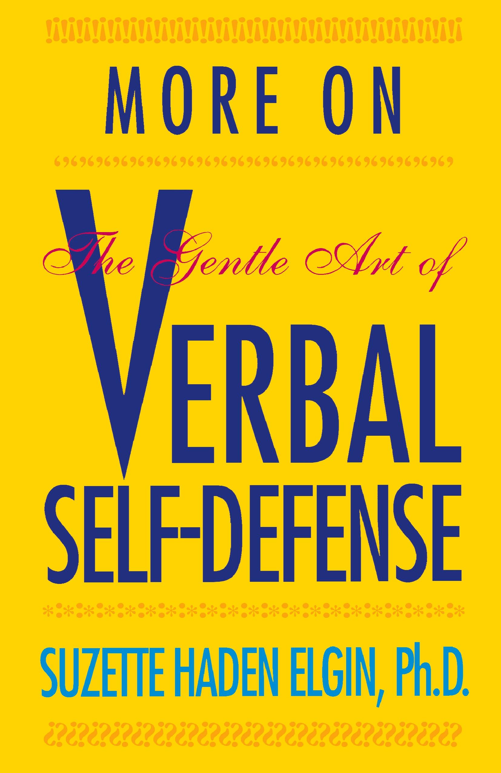 Vorderes Coverbild More Verbal Self-Defense