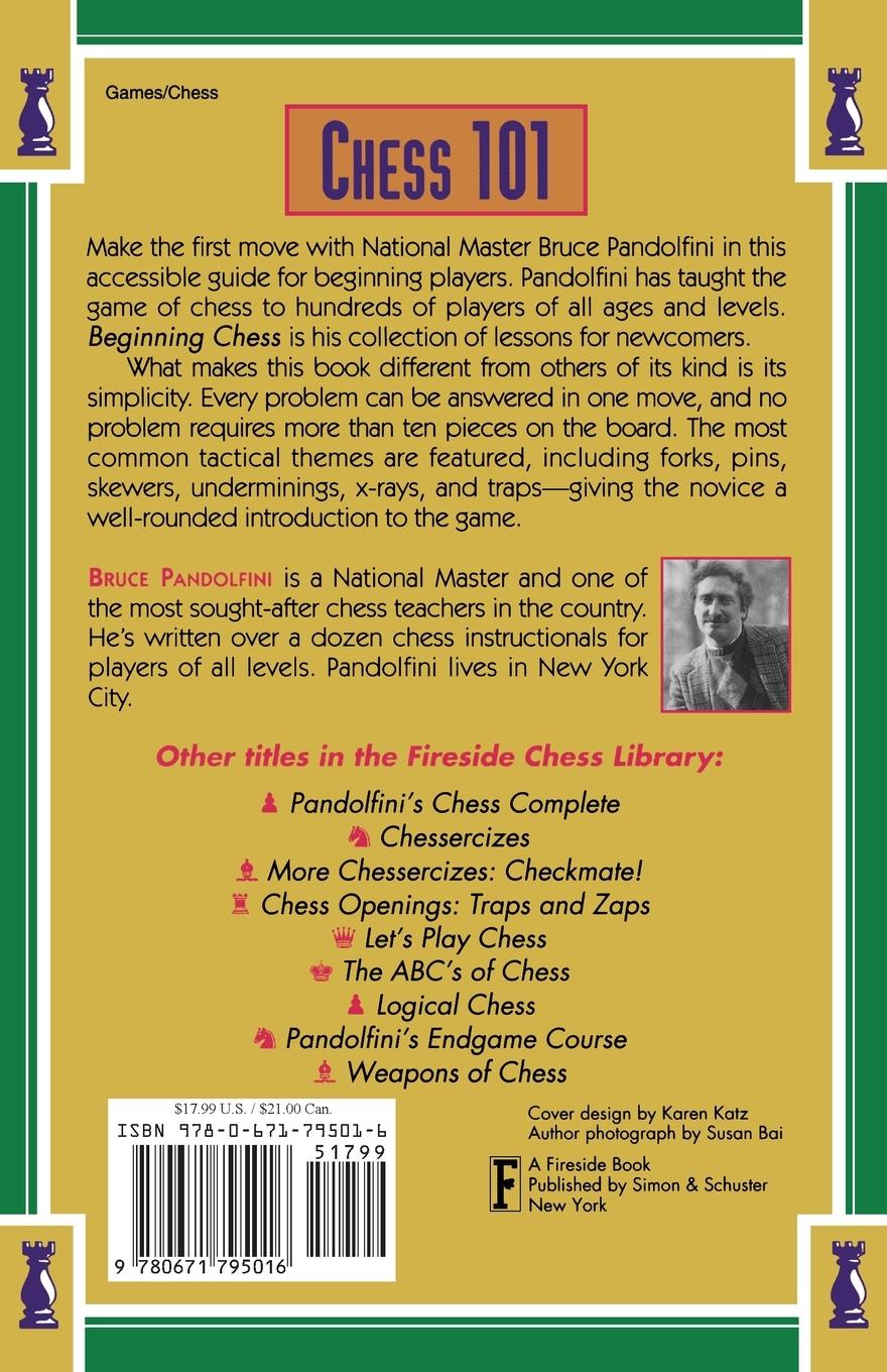 Rückseitencover Beginning Chess