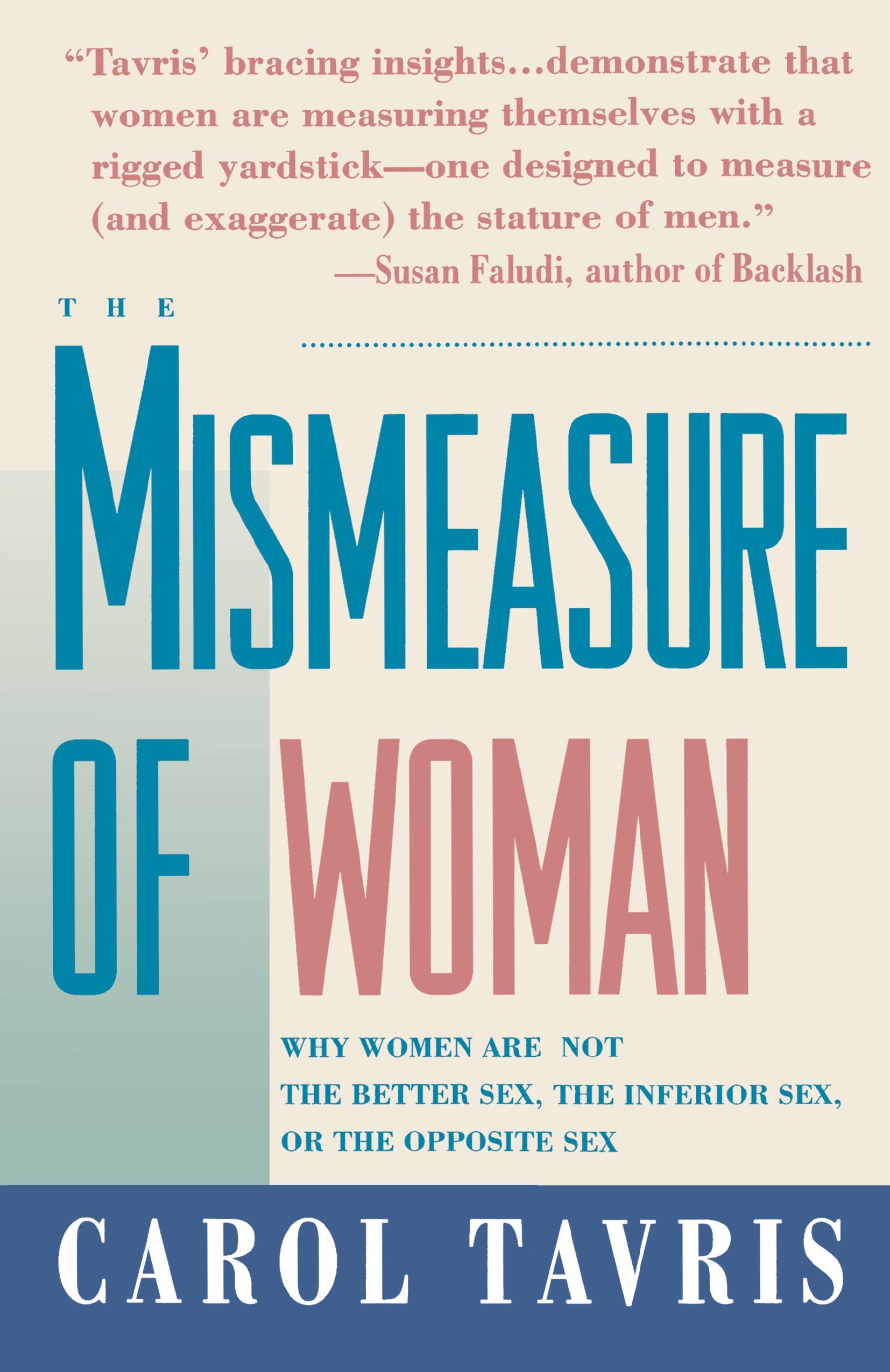 Vorderes Coverbild Mismeasure of Woman