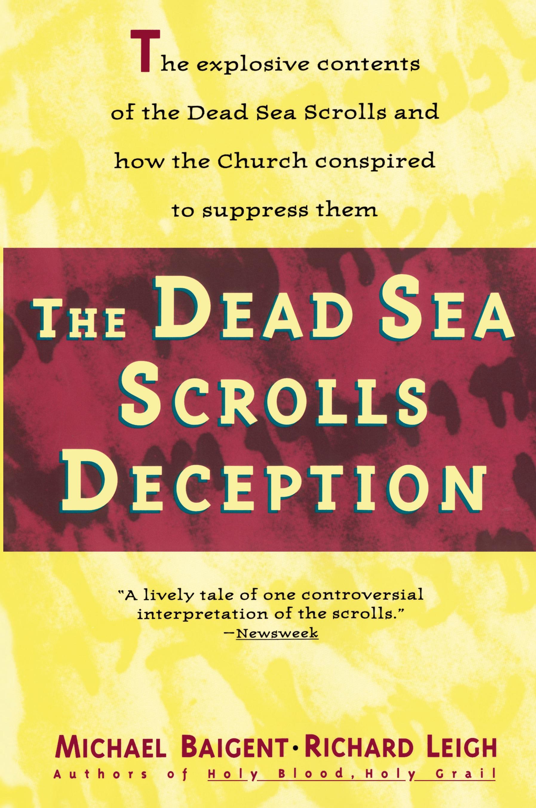 Vorderes Coverbild Dead Sea Scrolls Deception