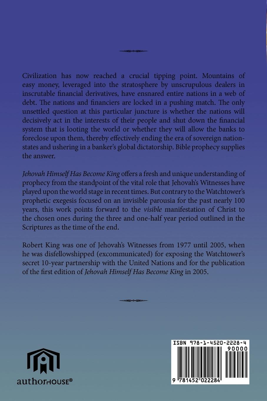 Rückseitencover Jehovah Himself Has Become King