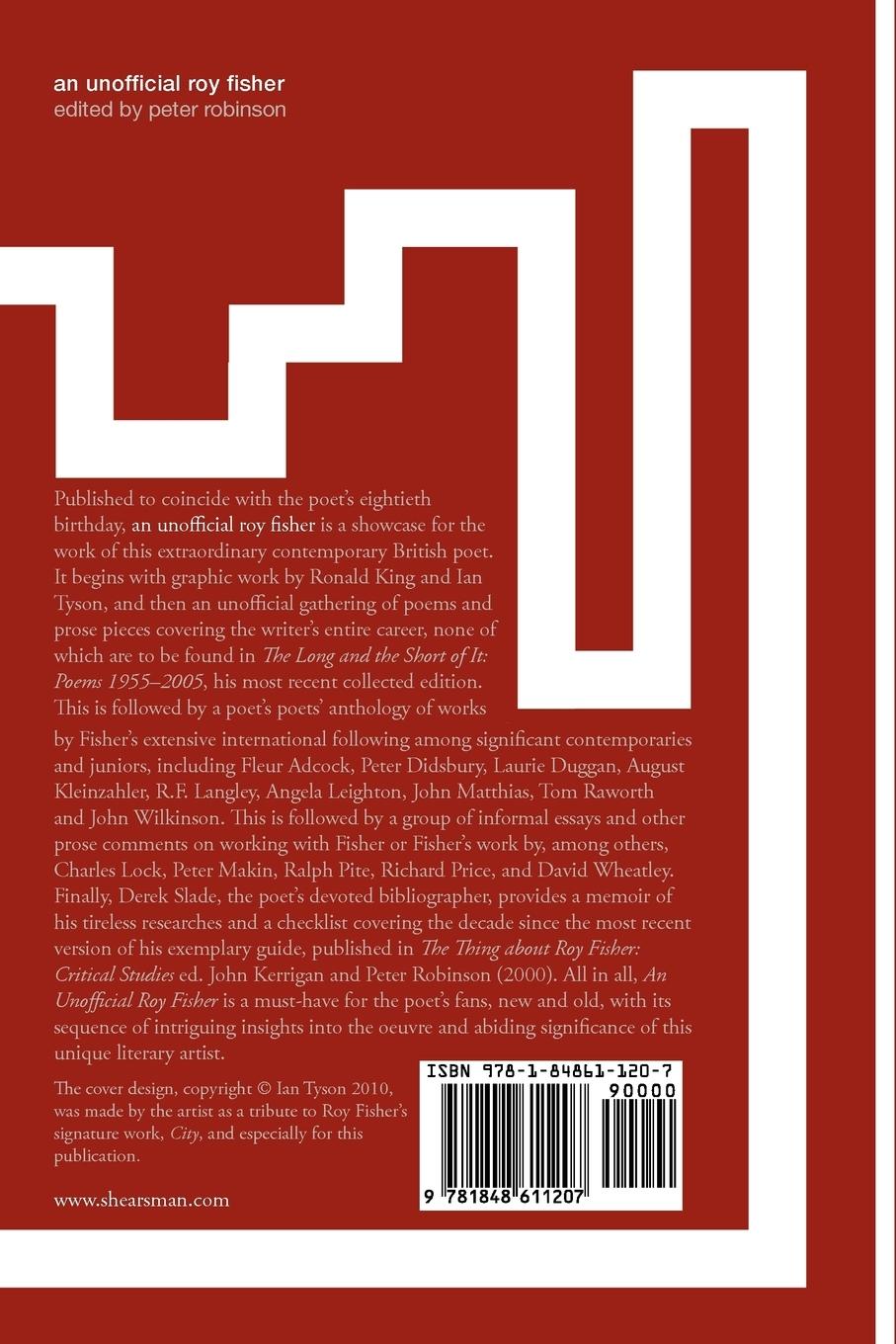 Rückseitencover An Unofficial Roy Fisher