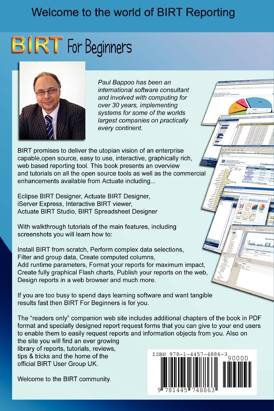 Rückseitencover BIRT for Beginners