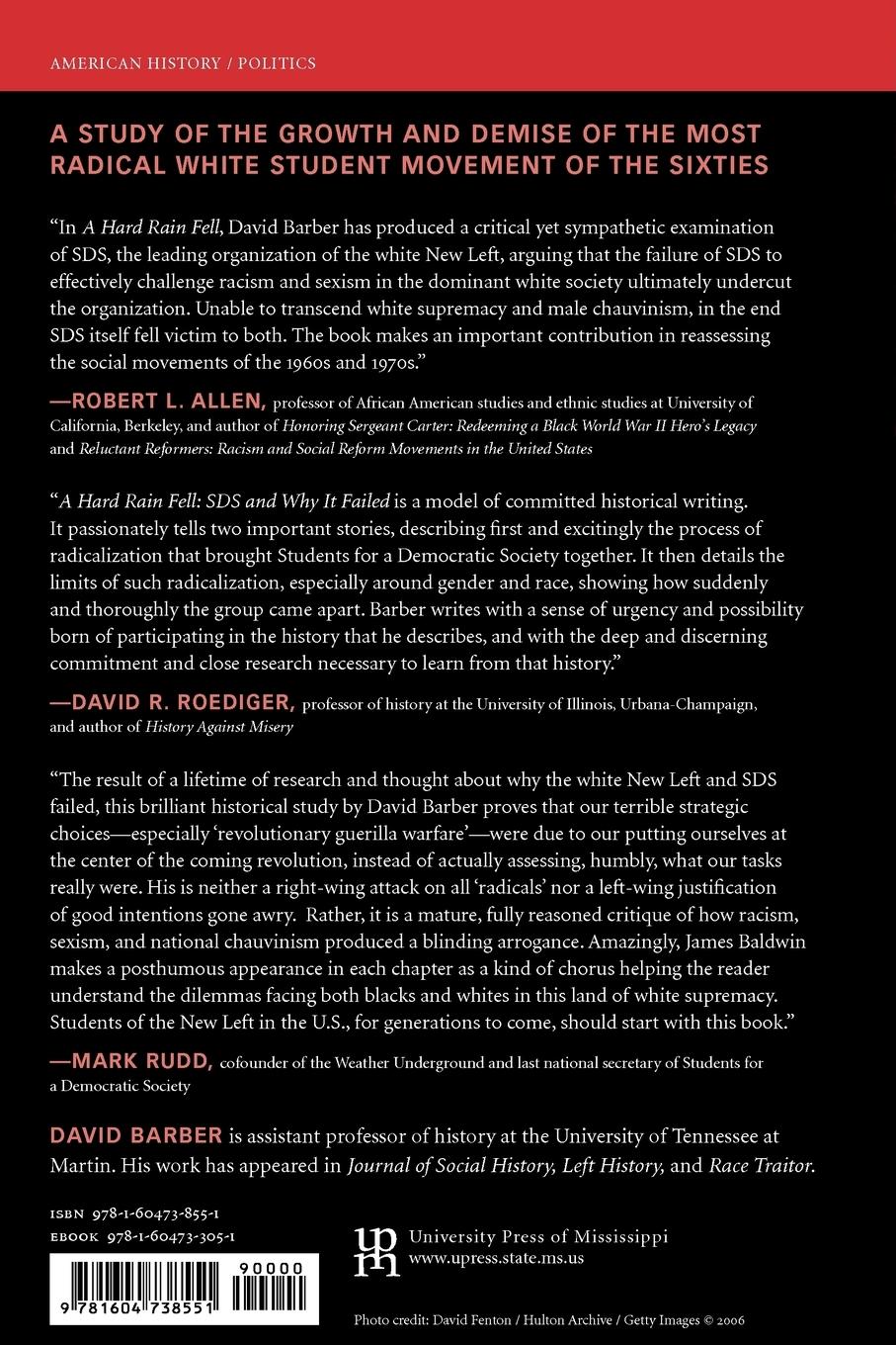 Rückseitencover A Hard Rain Fell