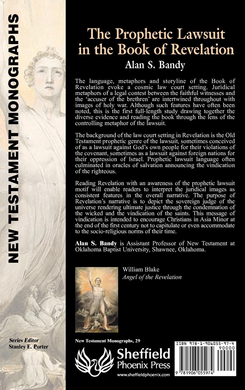 Rückseitencover The Prophetic Lawsuit in the Book of Revelation