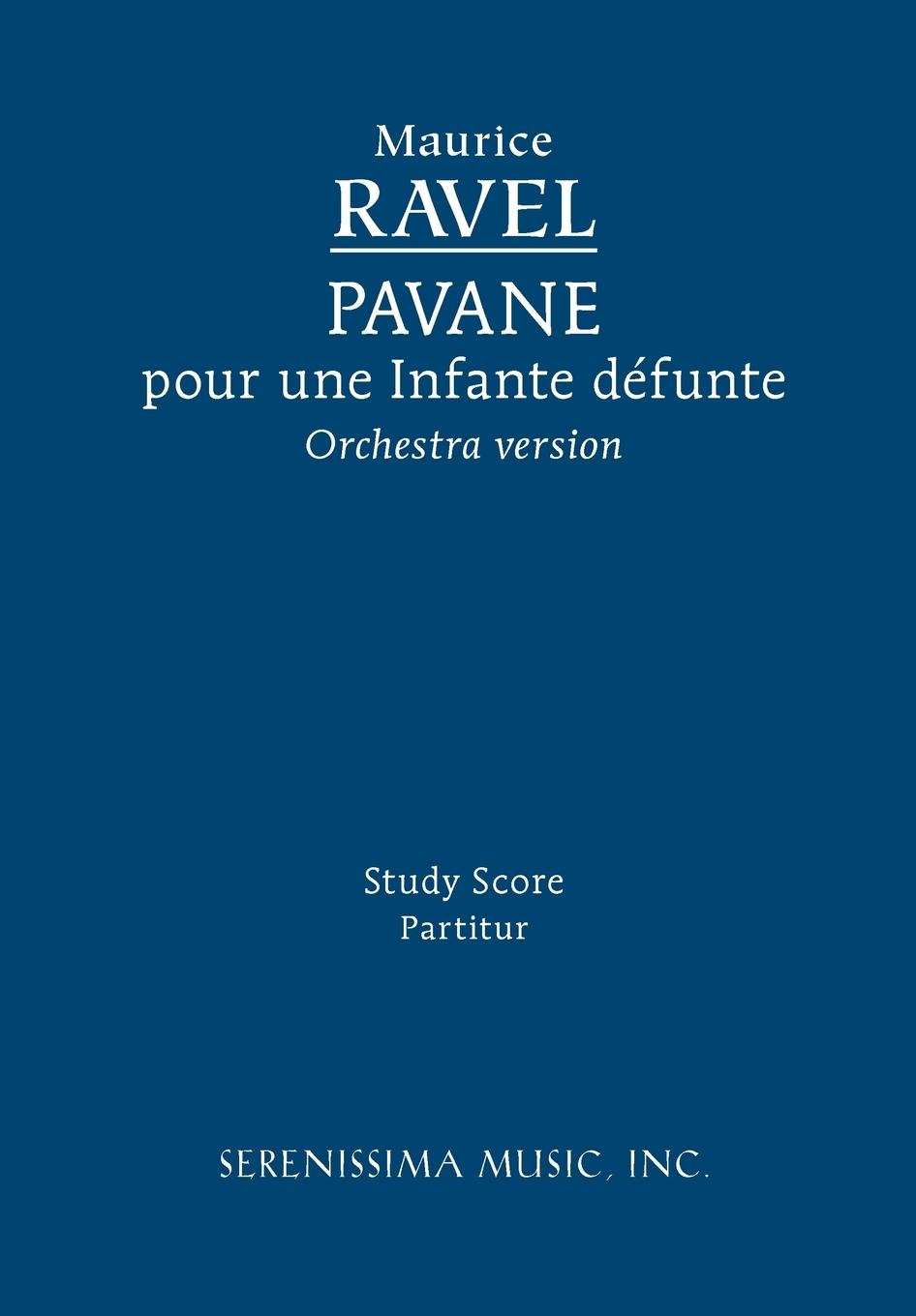 Vorderes Coverbild Pavane pour une Infante défunte, M 20a