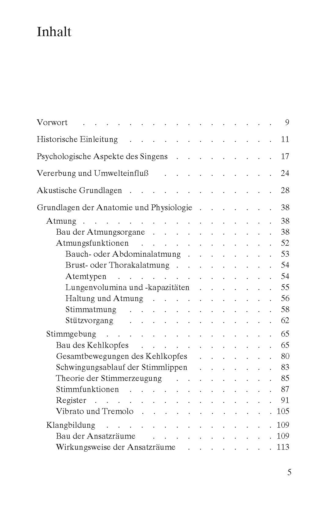 Beispielinhalt (Bild) Die Sängerstimme