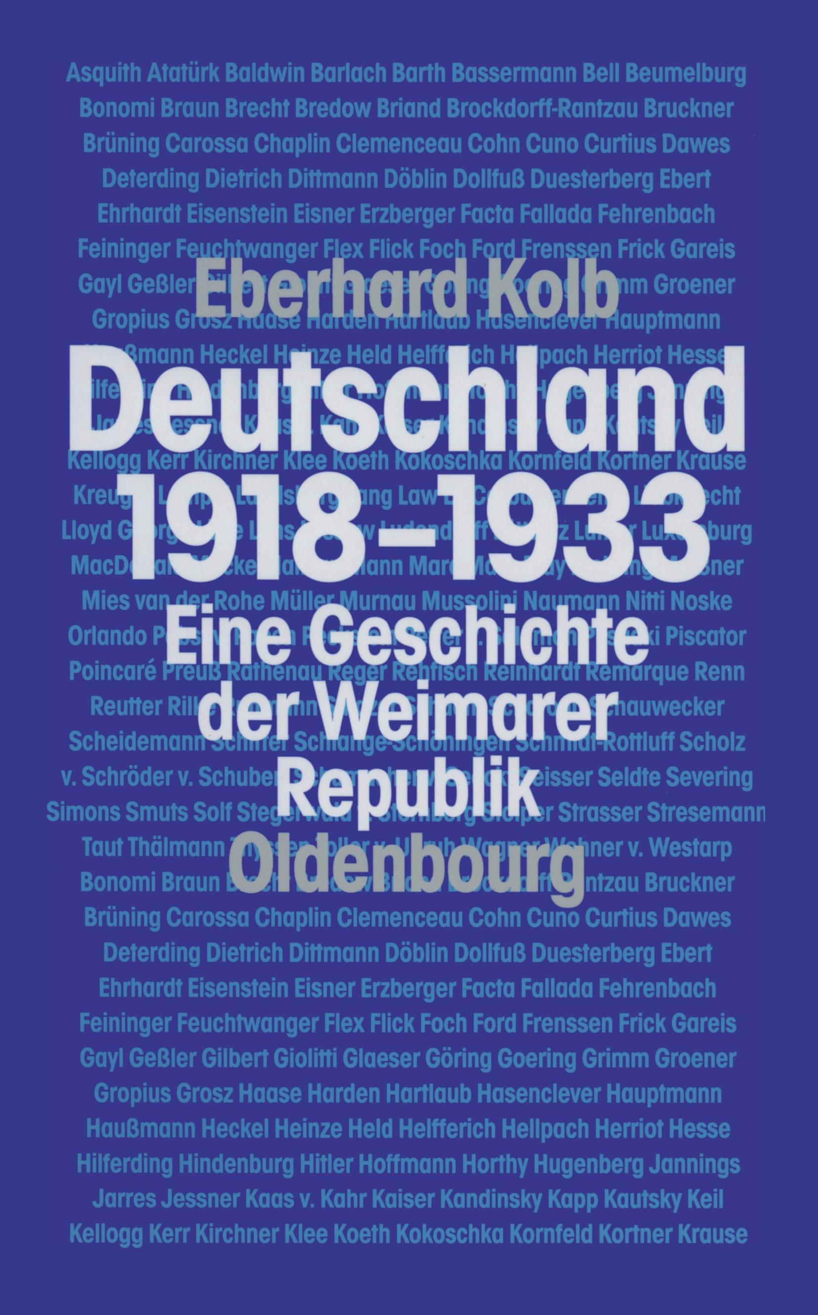 Vorderes Coverbild Deutschland 1918-1933