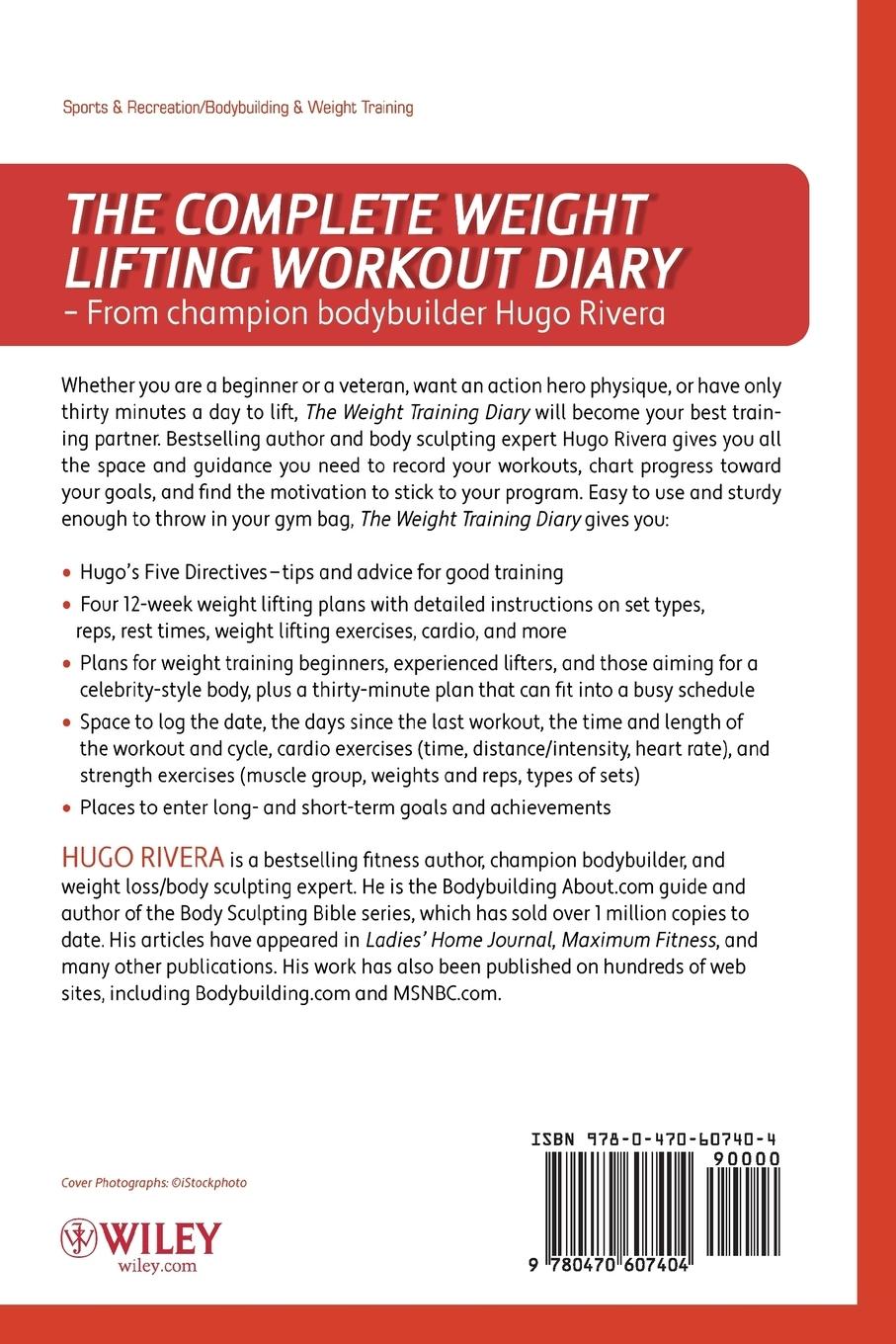 Rückseitencover The Weight Training Diary