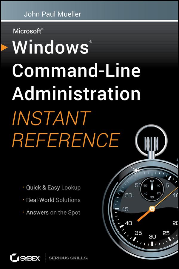 Vorderes Coverbild Windows Command Line Administration Instant Reference