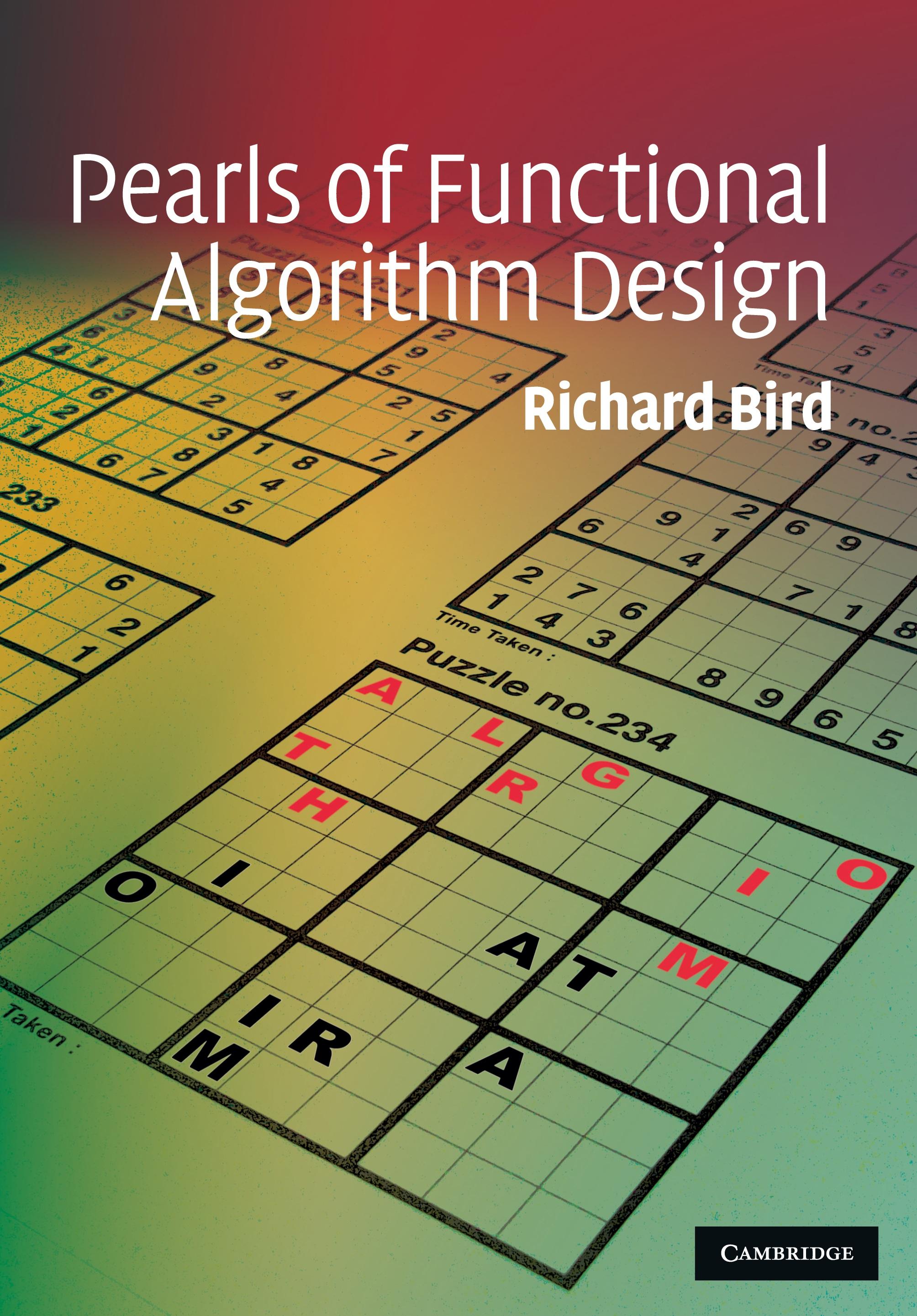 Vorderes Coverbild Pearls of Functional Algorithm Design