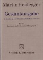 Vorderes Coverbild Kant und das Problem der Metaphysik